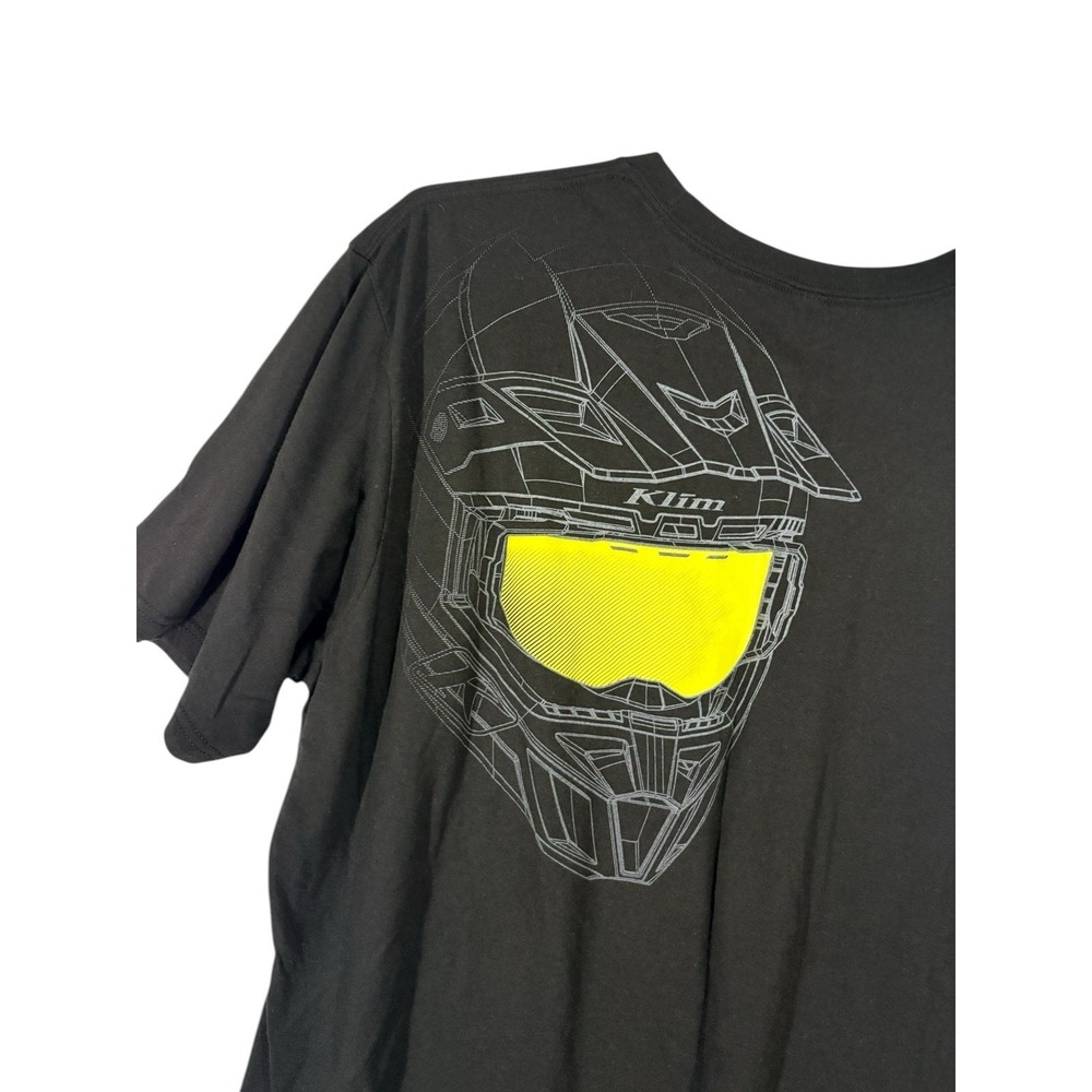 KLIM SHIRT MENS SIZE 3X BLACK SHORT SLEEVE GRAPHIC PRINT